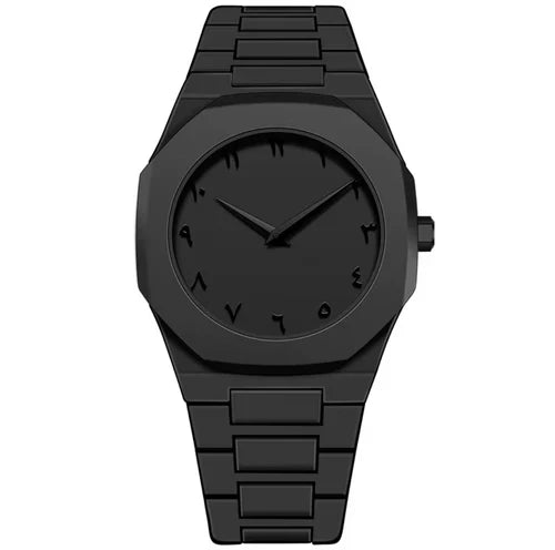 Santoni Black Arabic Watch – جمال في كل لحظة | Unique Edition for Men